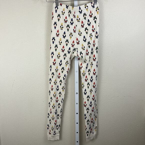 Hanna Andersson Gnome Holiday Long John Pajama 2 Piece Set Kids Size 12 Winter - Picture 6 of 8